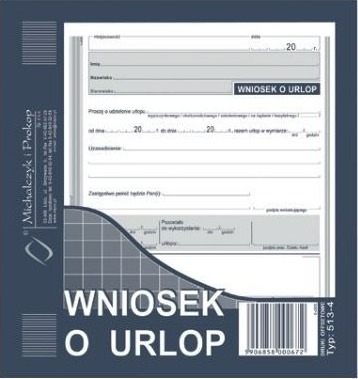 Michalczyk &Amp  Prokop Feriesøknadsskjema 2/3 A5 40 Ark 513 4