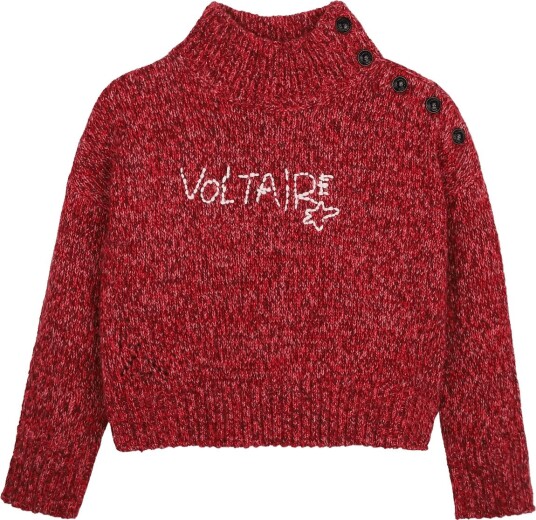 Zadig & Voltaire Kids Pullover Red 140