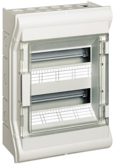 Hager VE312S Kapsling Innendørs IP65 3x12 Moduler Elfordeling & Strømforsyning