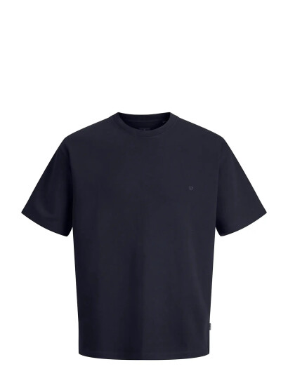 Jack & Jones Jprblaethan Ss Logo Tee Sn Navy M
