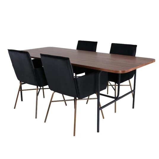 Venture Home Spisegruppe Venture Home Chicago med 4 Annika Stoler GR22149