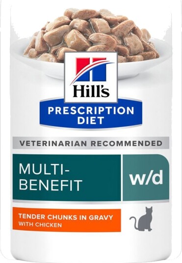 Hill'S Prescription Diet W/D Med Kylling 48 X 85 G Hill'S Prescription Diet W/D Med Kylling 48 X 85 G