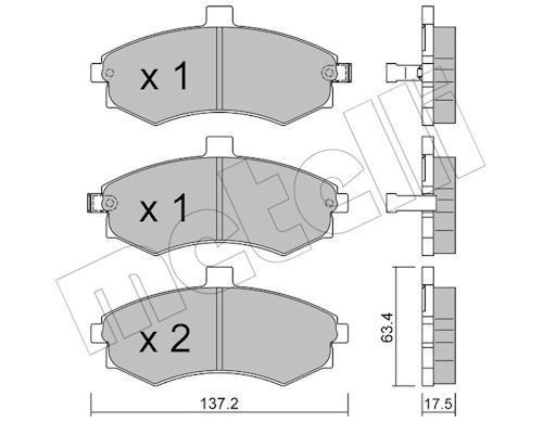 Bremseklosser METELLI 22-0504-0