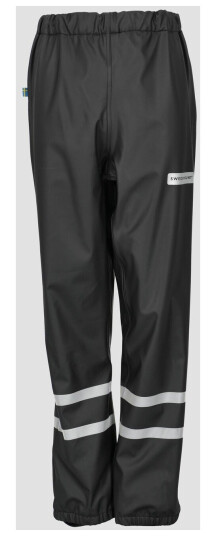 Swedemount Rusk Pu Fleece Pants Jr Black 110 Foret Regntøy