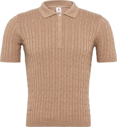 Daily Sports Madelene 1/2S Polo Shirt Brown XS Daily Sports Madelene 1/2S Polo Shirt Brown XS