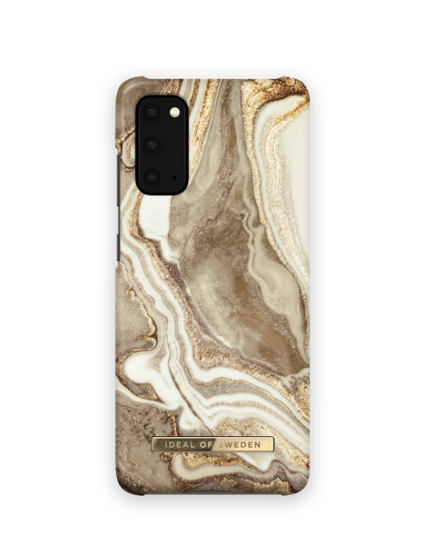 iDeal of Sweden Fashion Case Galaxy S20 Golden Sand Marble