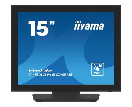 Iiyama 15" ProLite Berøringsskjerm LCD med HDMI og VGA - 1024x768, Svart Iiyama 15" ProLite Berøringsskjerm LCD med HDMI og VGA - 1024x768, Svart
