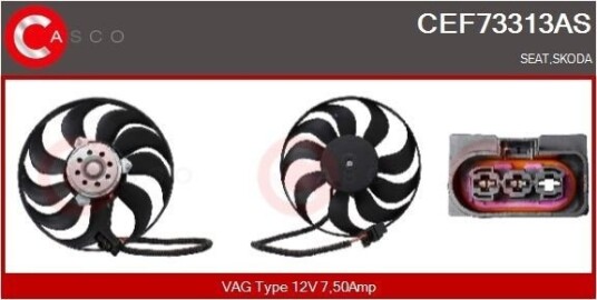Kjølevifte CASCO CEF73313AS Kjølevifte CASCO CEF73313AS