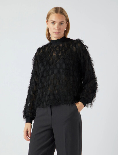 YAS Yasdio Ls Top - Black - 34