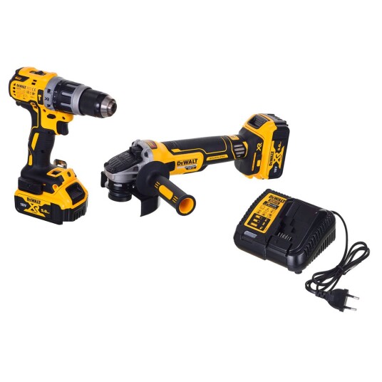 DeWalt DCK2080P2T-QW 18V Verktøysett med 2x5Ah Batterier DeWalt DCK2080P2T-QW 18V Verktøysett med 2x5Ah Batterier