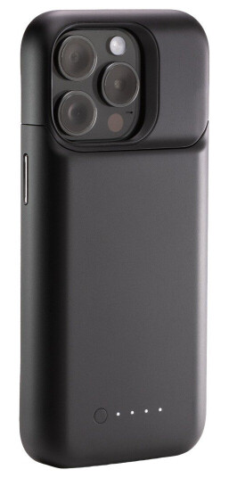 Mophie iPhone 15 Pro Juice Pack-deksel med powerbank, svart