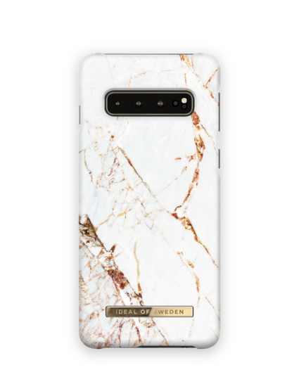 iDeal of Sweden Fashion Case Galaxy S10 Carrara Gold