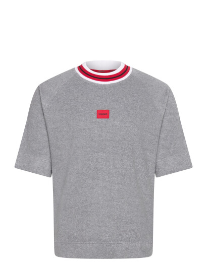 HUGO Jaxon_S/S Sweatshirt   Grey   S