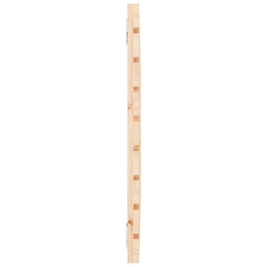 vidaXL Veggmontert hodegavl 96x3x63 cm heltre furu