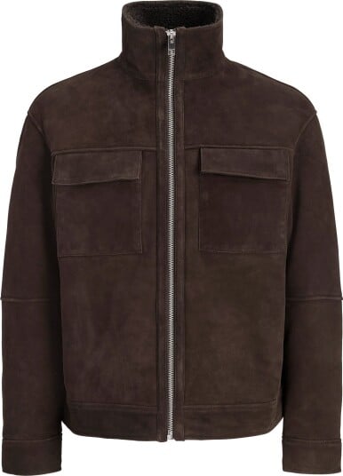 Jack & Jones Jprbladylan Suede Jacket CHOCOLATE TORTE M