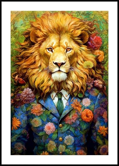 Lion animal art #lion Plakat / 50x70cm