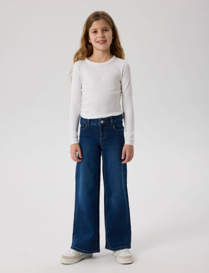 name it Nkfpolly X-Wide Jeans 3057-Fr Noos Navy 110