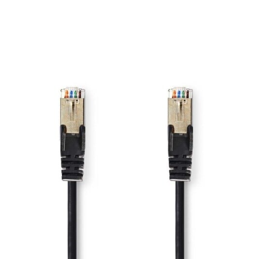 Nedis CAT5e nettverkskabel | SF/UTP | RJ45 Han | RJ45 Han | 20.0 m | Rund | PVC | Sort | Konvolutt