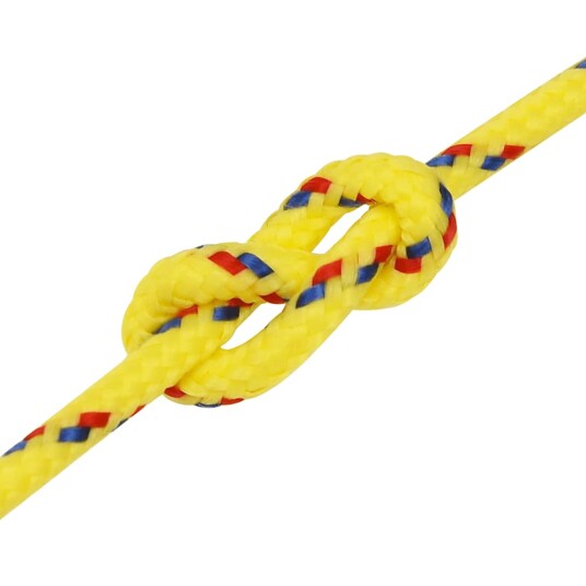  Båttau gul 4 mm 25 m polypropylen