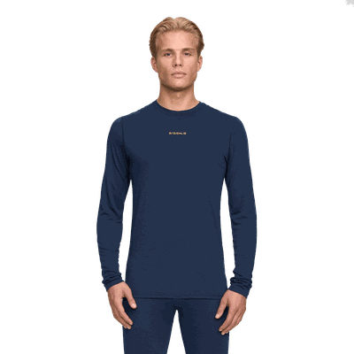 Dæhlie Training Wool Mix Long Sleeve undertøysoverdel herre Mørk blå S Dæhlie Training Wool Mix Long Sleeve undertøysoverdel herre Mørk blå S