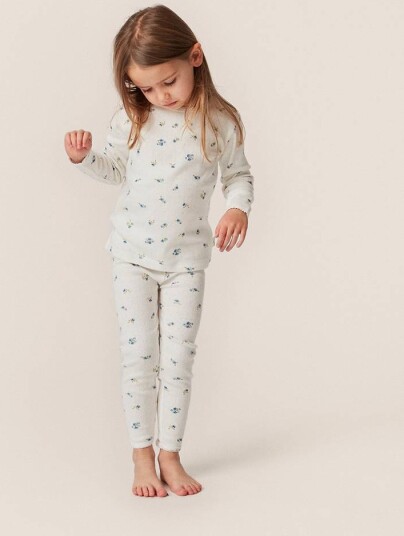 Konges Sløjd Minnie Pants Bonderose Blue (74 / 9 mnd)