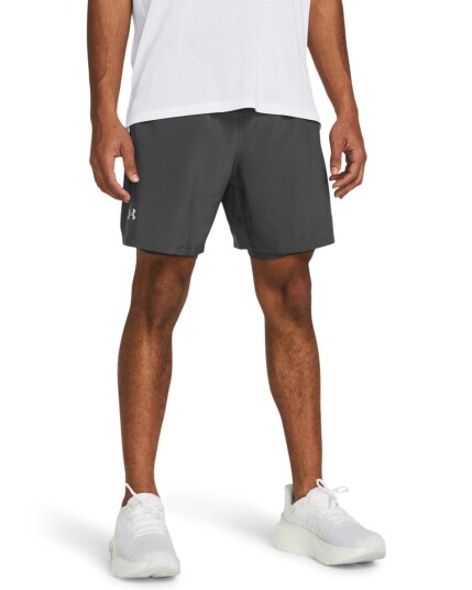 UA Launch 7" 2-in-1 Shorts Castlerock - L
