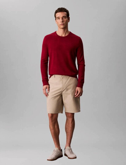 Calvin Klein 9 In Straight Tech Stretch Short Beige 32