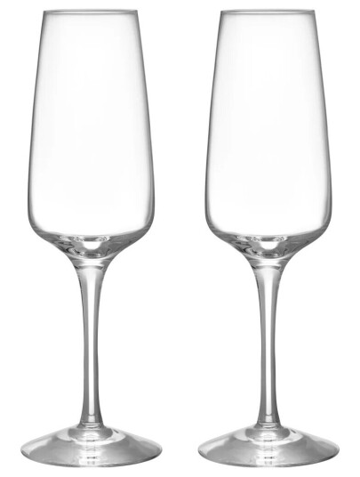 Orrefors Pulse champagneglass 28 cl 2-pakning Klar