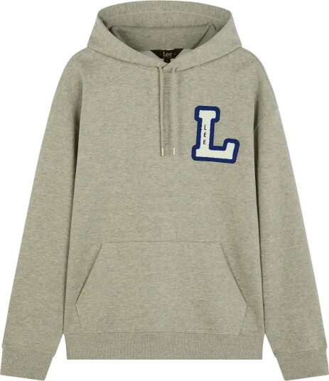 Lee Jeans Varsity Hoodie Grey XXL