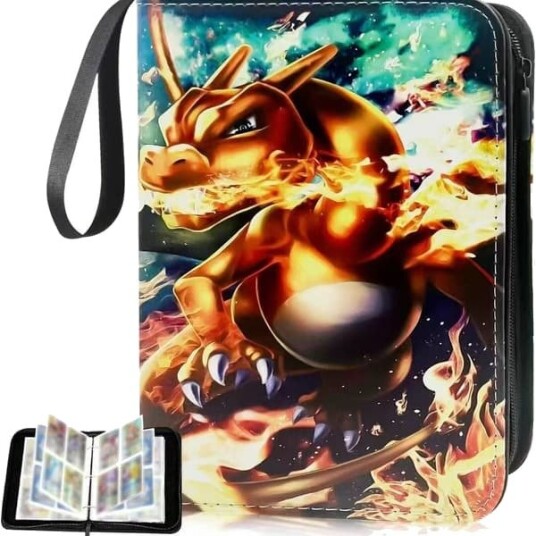 Pokémon Samlekortperm 4 Lommer 50 Sider 400 Kort