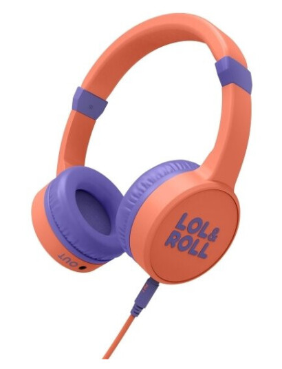 Energy Sistem Lol&Roll Pop, Koblet Med Ledninger (Ikke Trådløs), Musikk, 20 - 20000 Hz, 105 G, Hodesett, Oransje, Lilla