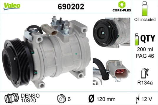 AC kompressor VALEO 690202