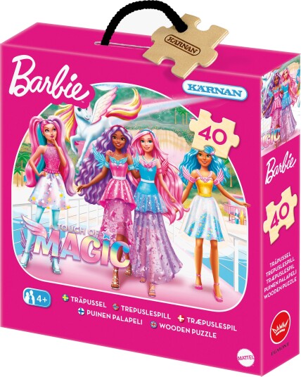 Kärnan Barbie Trepuslespill 40 Brikker Kärnan Barbie Trepuslespill 40 Brikker