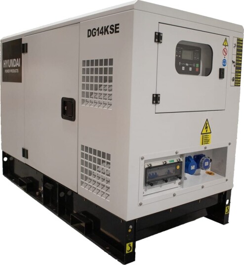 Hyundai Dieselaggregat 230v 3 fas 13,8kva 1500rpm