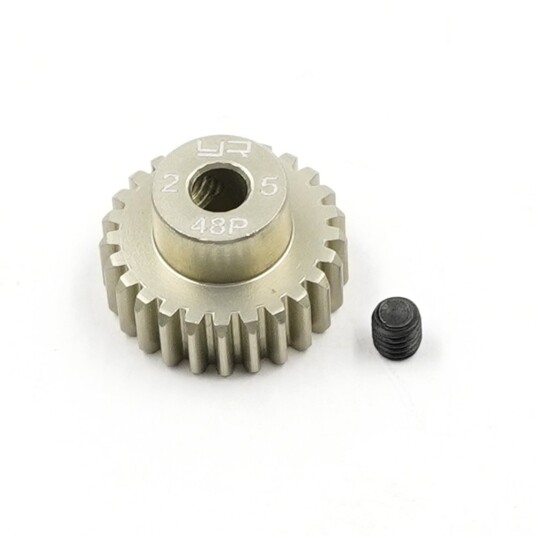 Yeah Racing MG-48025 ALUMINUM 7075 HARD COATED MOTOR GEAR/PINION