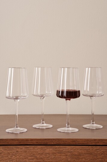 Jotex Vinglass 4pk Transparent NINA 1748913020