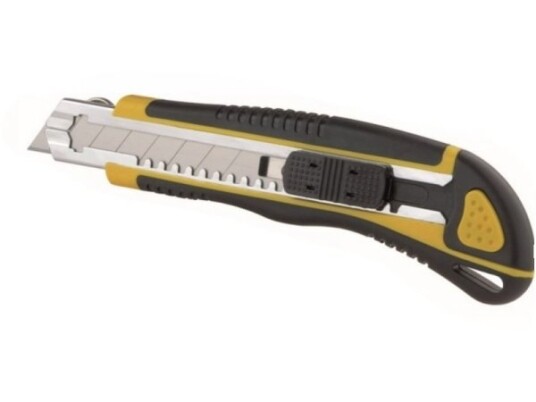 Dedra Knife 18 Mm Auto-Blade Replacement Rubber Handle Blades 1 + 4 (M9030)