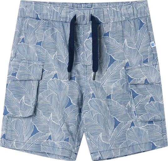 Barneshorts med snor mørkeblå 116