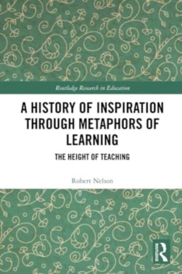 A History of Inspiration through Metaphors of Learning A History of Inspiration through Metaphors of Learning