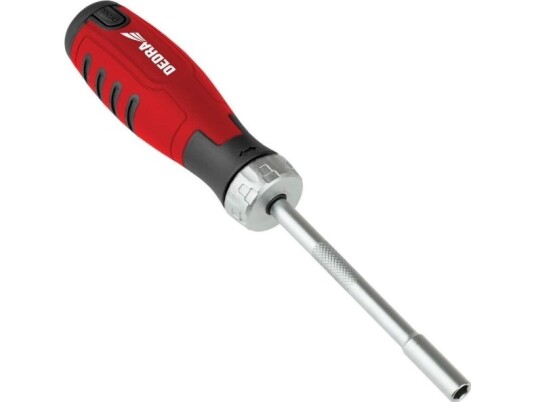 Dedra 12In1 Ratchet Screwdriver With Bits, Crv Steel