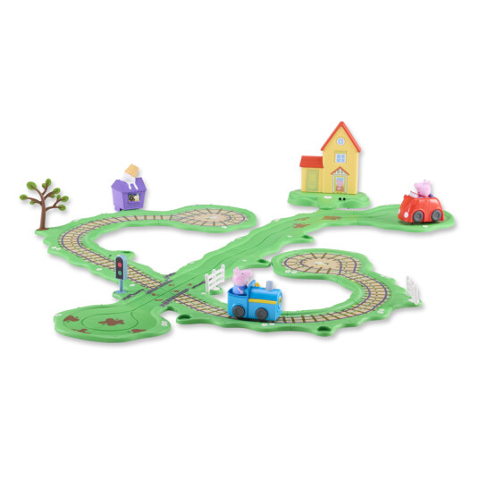 Gurli Gris Peppa Whizz Around Runabout Town - Blue - ONE SIZE
