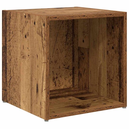 TV benk sett 8 pcs Gamle tre 37 x 35 x 72 cm Konstruert tre TV benk sett 8 pcs Gamle tre 37 x 35 x 72 cm Konstruert tre