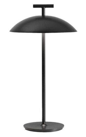Kartell Mini Geen-A Portable Bordlampe Black Kartell Mini Geen-A Portable Bordlampe Black