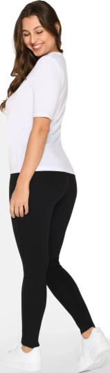 URBAN QUEST 4 Pack Women Bamboo Shortsleeved T Shirt Slim Fit White XL