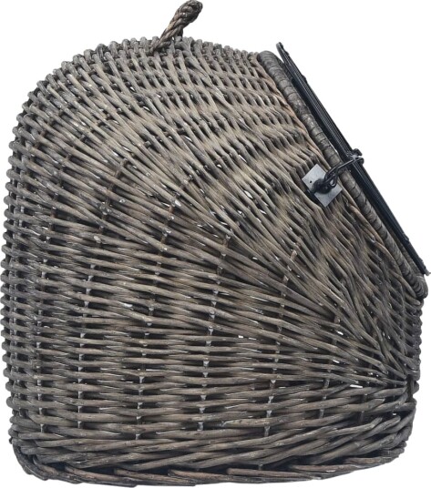 Vidaxl Kurvhule For Katter Grå 50X42X40 cm Naturlig Selje