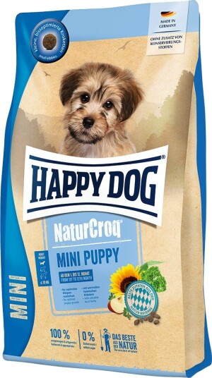 Happy Dog Puppy Naturcroq Mini Tørrfôr For Små Valper 6 Uker 4 kg
