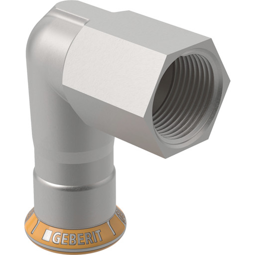 Mapress Geberit Mapress Therm Rustfri Albue 90° Med Innvendige Gjenger Til Varmesystem 22 Mm X 1/2" Mapress Geberit Mapress Therm Rustfri Albue 90° Med Innvendige Gjenger Til Varmesystem 22 Mm X 1/2"