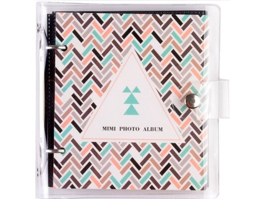 Loveinstant Album Do Zdjęć 100 Szt. Do Fujifilm Instax Mini 11 90 9 8 7 / Geometria