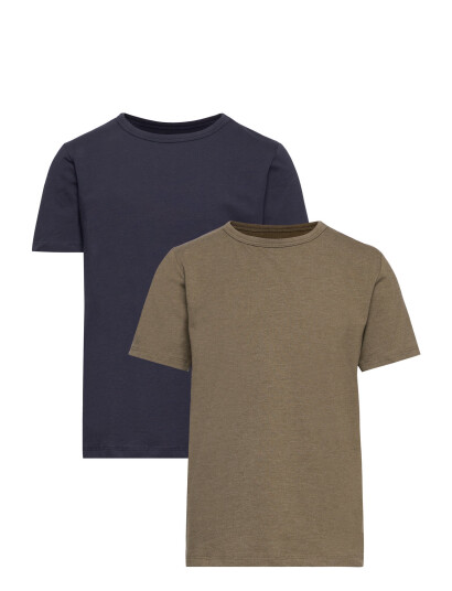 Minymo Basic 32 -T-Shirt Ss (2-Pack) - Multi/patterned - 86 Minymo Basic 32 -T-Shirt Ss (2-Pack) - Multi/patterned - 86