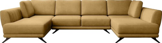 Katun Sovesofa Dobbeltsjeselong Gul